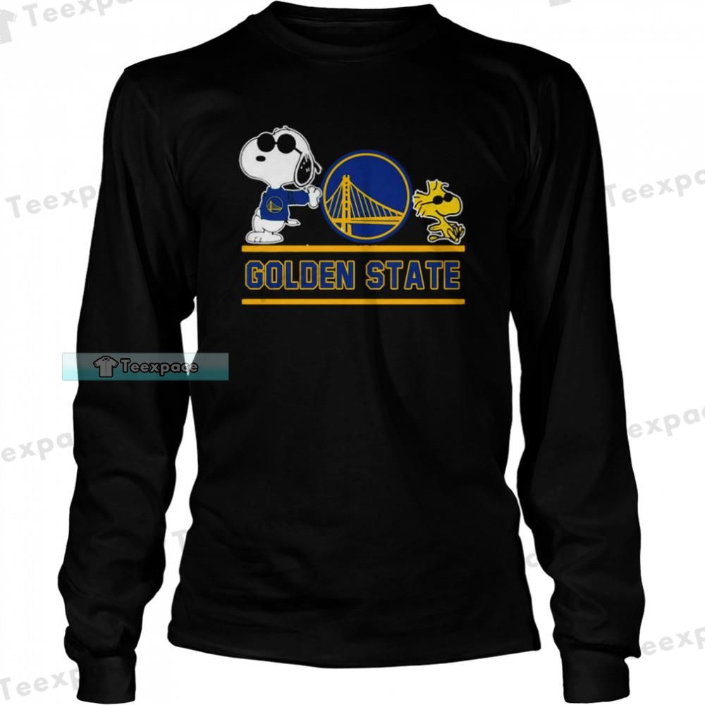 Golden State Warriors Snoopy And Woodstock Funny Long Sleeve Shirt