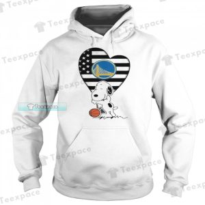 Golden State Warriors Snoopy In My Heart Hoodie