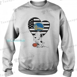 Golden State Warriors Snoopy In My Heart Sweatshirt