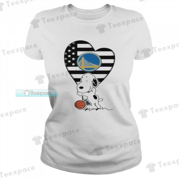 Golden State Warriors Snoopy In My Heart Shirt