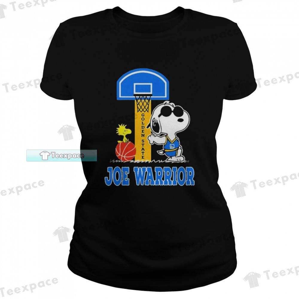 Golden State Warriors Snoopy Joe Warriors T Shirt Womens