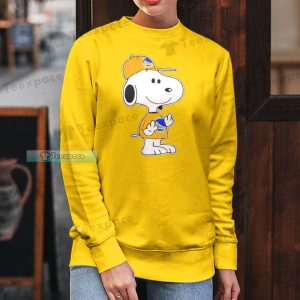 Golden State Warriors Snoopy Long Sleeve Shirt