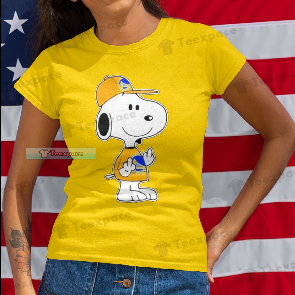 Golden State Warriors Snoopy T Shirt Womens