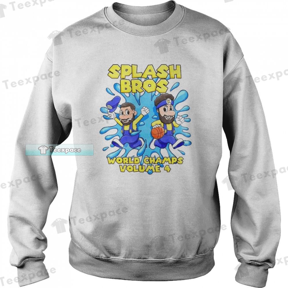 Golden State Warriors Splash Bros World Champs Volume 4 Sweatshirt