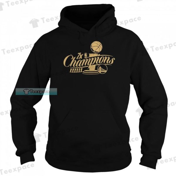 Golden State Warriors Sportiqe 7-Time NBA Finals Champions Shirt