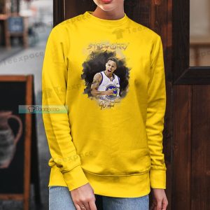 Golden State Warriors Stephen Curry Goat Long Sleeve Shirt