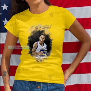 Golden State Warriors Stephen Curry Goat T Shirt Womens