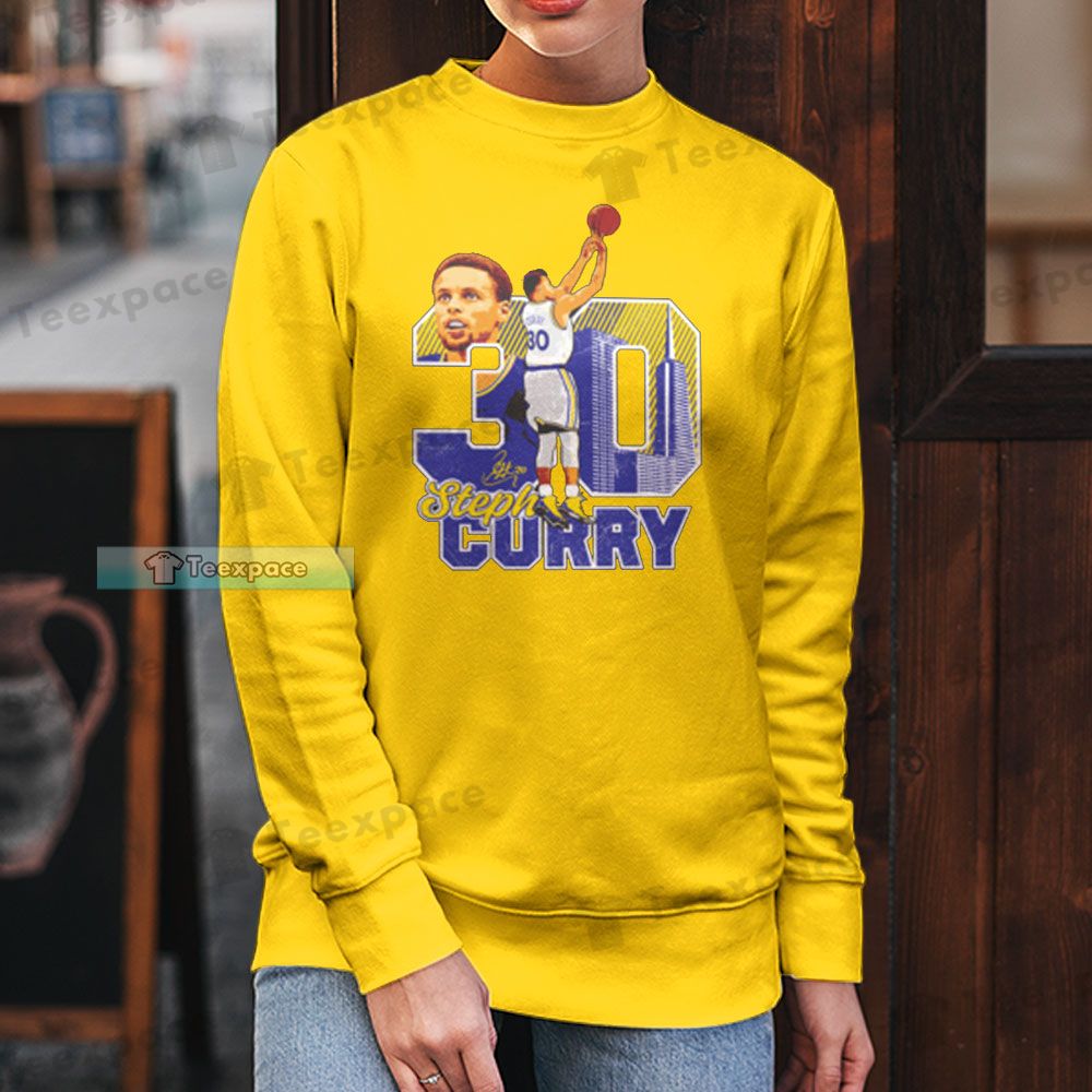 Golden State Warriors Stephen Curry Legend Long Sleeve Shirt