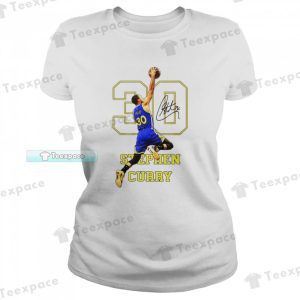 Golden State Warriors Stephen Curry Signature T Shirt Womens