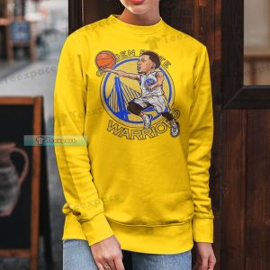 Golden State Warriors Super Player Curry Long Sleeve Shirt