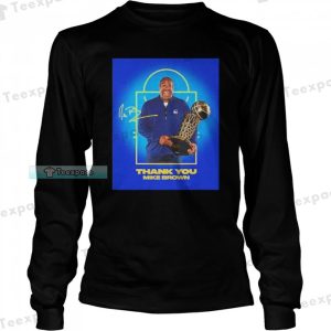 Golden State Warriors Thank You For The Memories Coach Mike Brown Long Sleeve Shirt