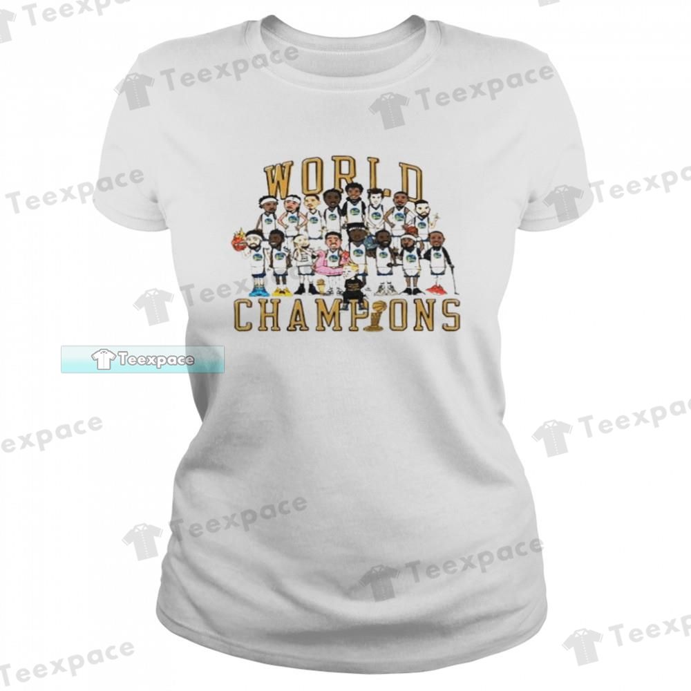 Golden State Warriors World Champions Funny T Shirt Womens