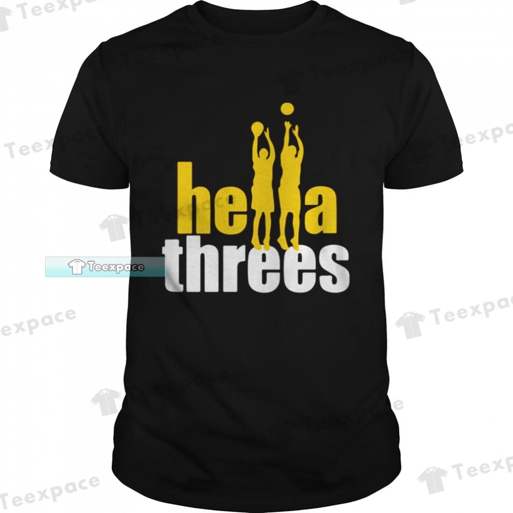 Hella Threes Golden State Warriors Unisex T Shirt