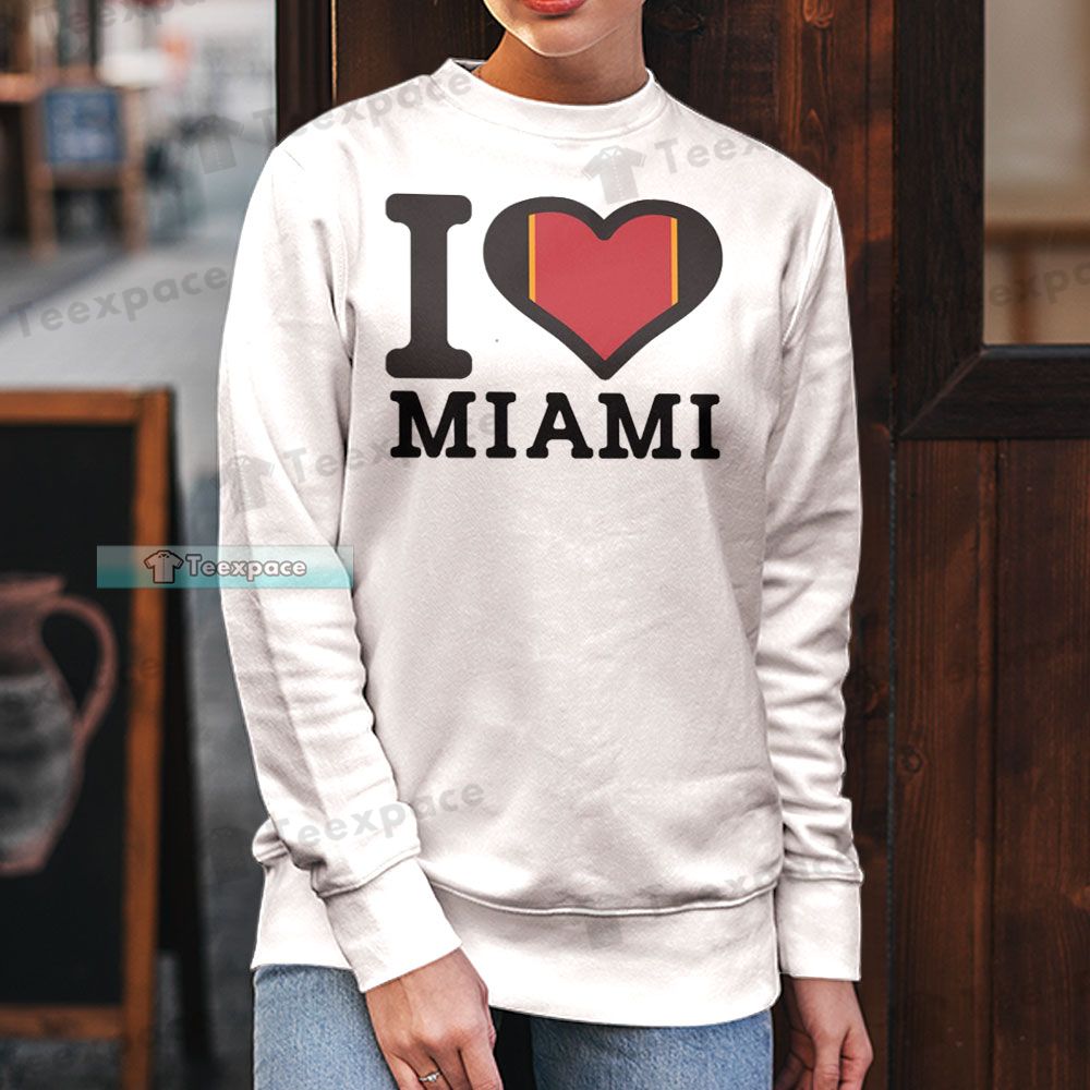 I love Miami Heat Long Sleeve Shirt