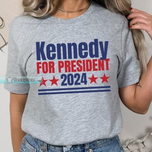 Kennedy For President 2024 Shirt Grey