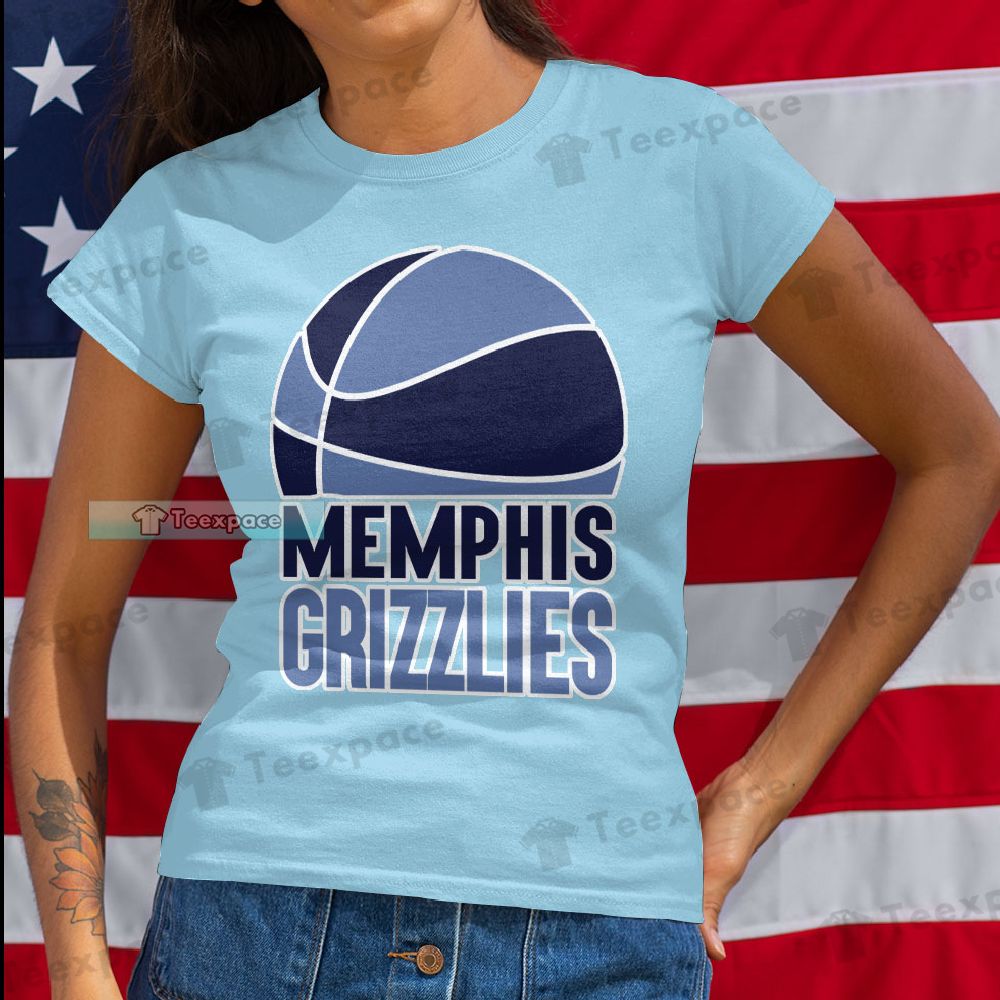 Memphis Grizzlies Basketball Logo Grizzlies T Shirt Womens