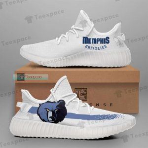 Memphis Grizzlies Big Logo Curved Yeezy Shoes