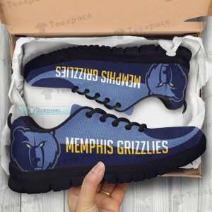 Memphis Grizzlies Big Logo Sneakers Gifts for Grizzlies fans 2