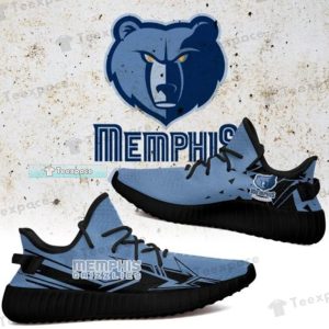 Memphis Grizzlies Blue Black Arrow Yeezy Shoes 1