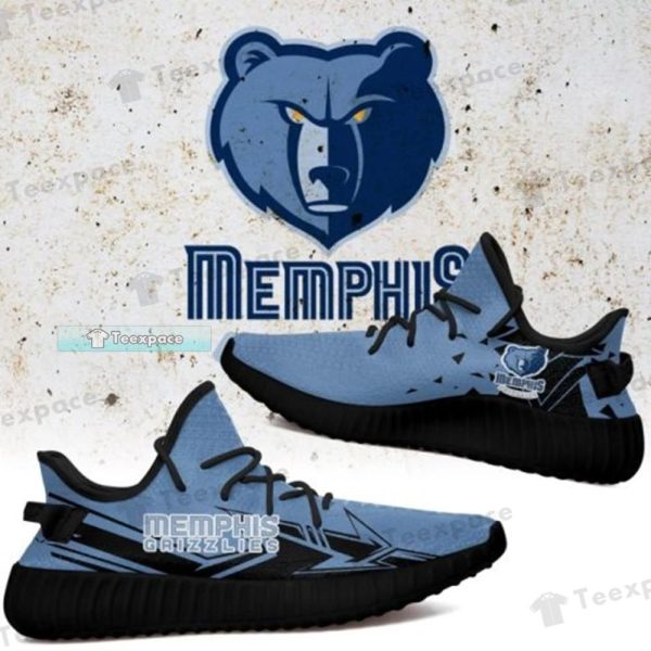 Memphis Grizzlies Blue Black Arrow Yeezy Shoes