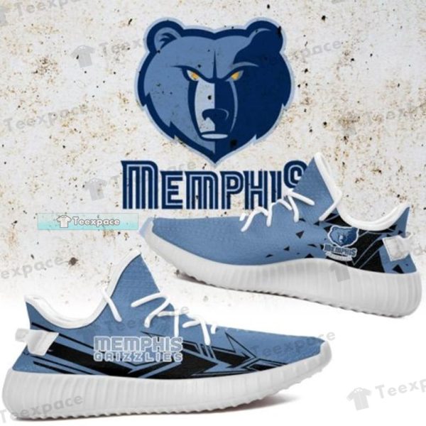Memphis Grizzlies Blue Black Arrow Yeezy Shoes