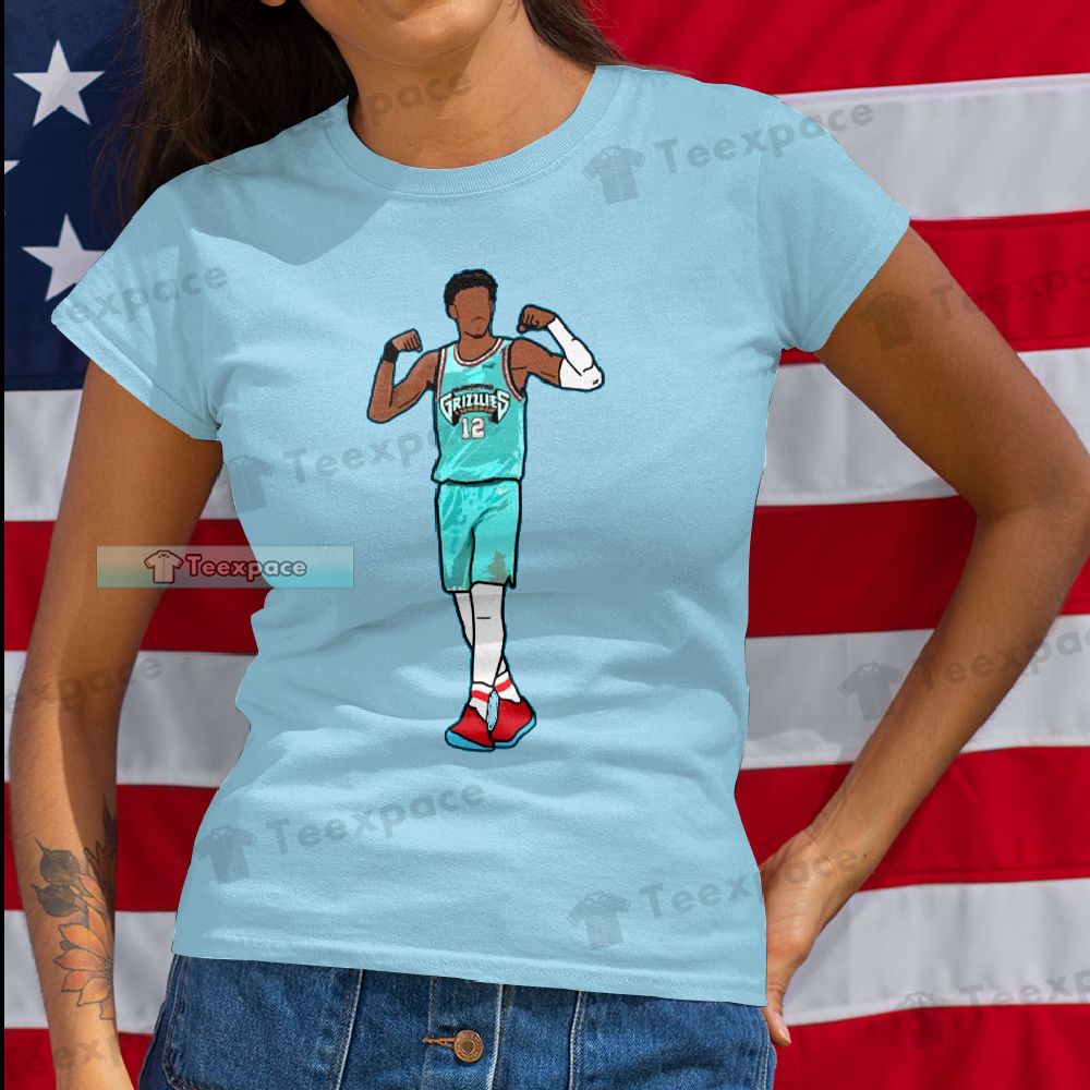Memphis Grizzlies Cartoon Morant T Shirt Womens