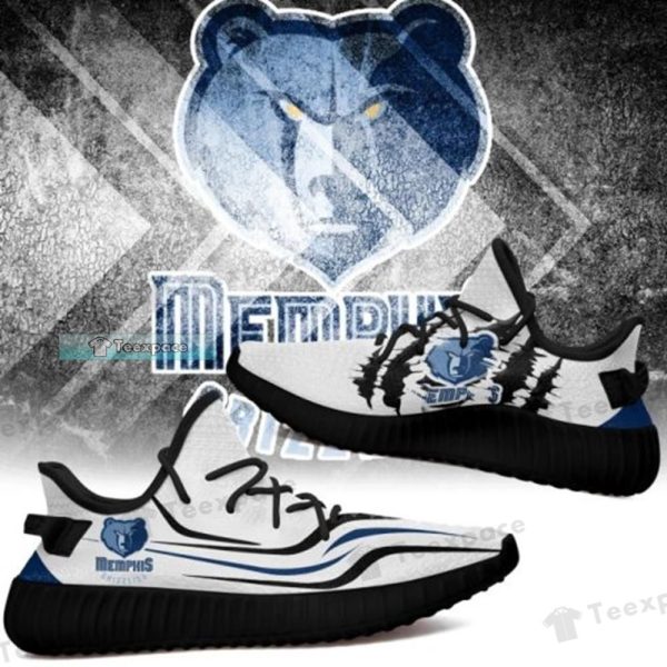 Memphis Grizzlies Curved Scratch Yeezy Shoes