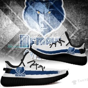 Memphis Grizzlies Curved Yeezy Shoes Gifts for Grizzlies fans 1