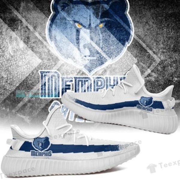 Memphis Grizzlies Curved Yeezy Shoes Gifts For Grizzlies Fans