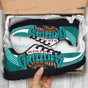 Memphis Grizzlies Graffiti Style Sneakers Grizzlies Gifts for him 2