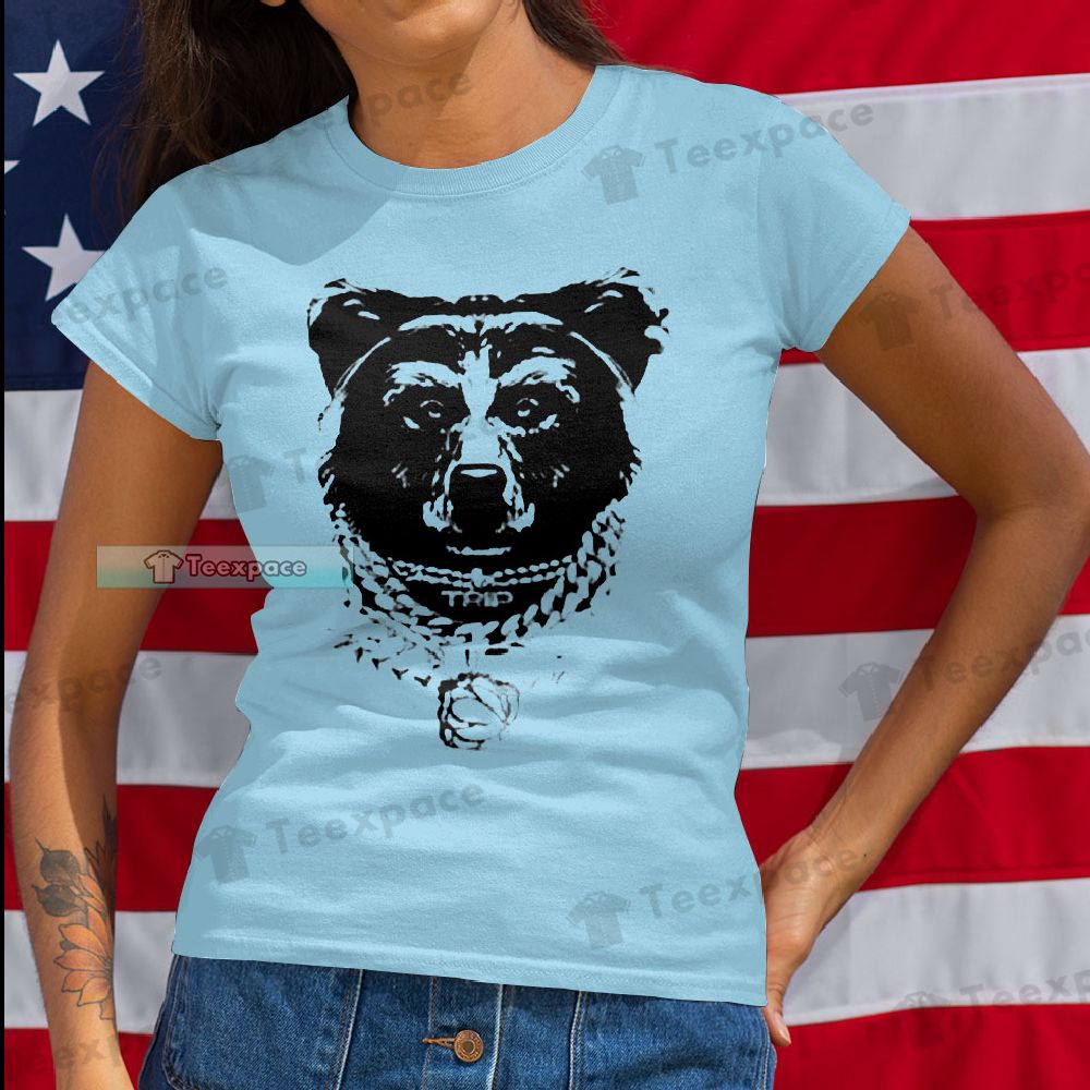 Memphis Grizzlies Logo Painting Grizzlies T Shirt Womens