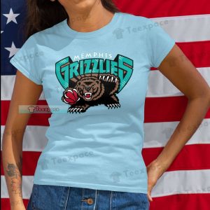Memphis Grizzlies Mascot Logo Grizzlies T Shirt Womens