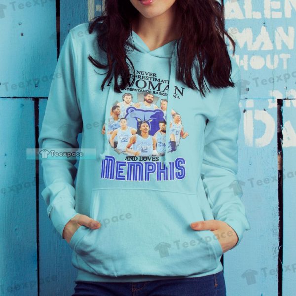 Memphis Grizzlies Never Underestimate A Woman Shirt