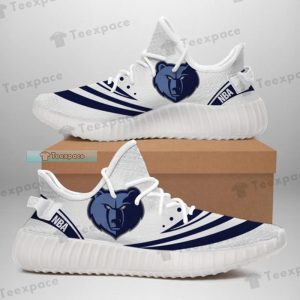 Memphis Grizzlies Stripes Yeezy Shoes Grizzlies Gifts