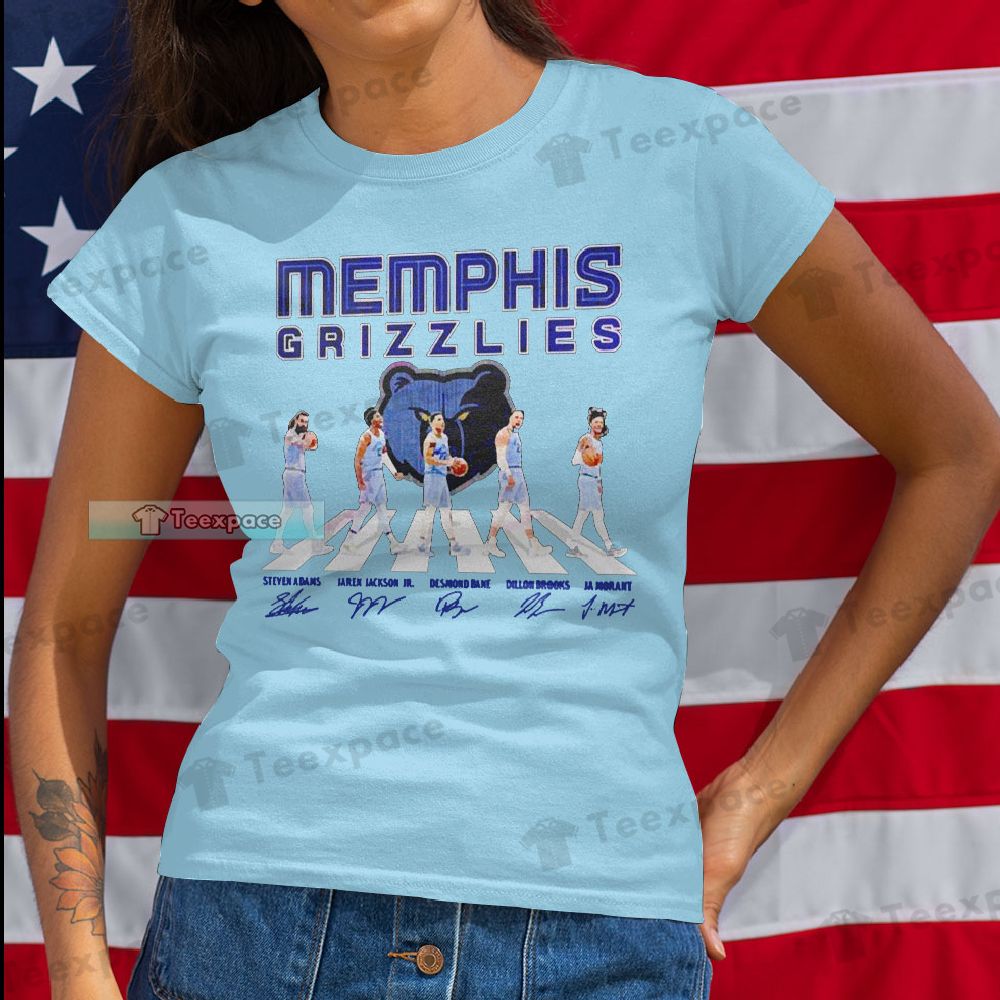 Memphis Grizzlies The Beatles Leggends Grizzlies T Shirt Womens