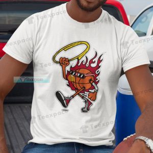 Miami Heat Ball On Fire Unisex T Shirt