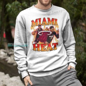 Miami Heat Bam Adebayo on Fire Sweatshirt
