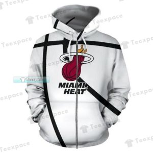 Miami Heat Basketball Logo Center Hoodie Heat Gifts 1