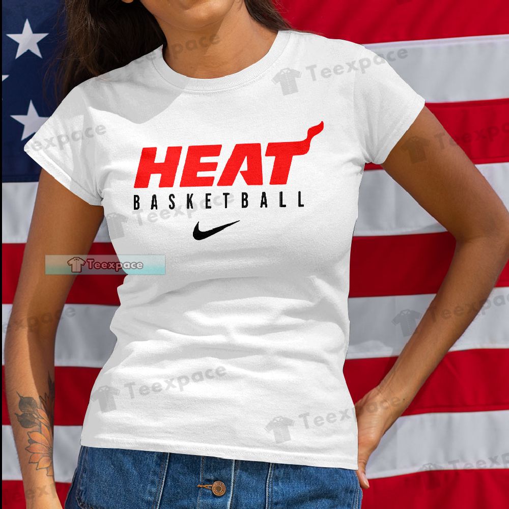 Miami Heat Basketball Nike T Shirt Womens
