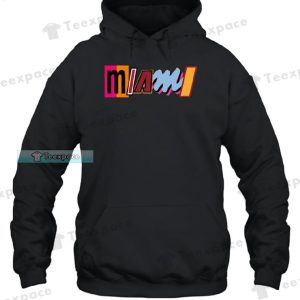 Miami Heat City Edition Letter Colorful Heat Hoodie