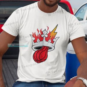 Miami Heat Fire Crown Unisex T Shirt