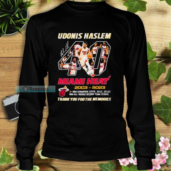Miami Heat Hot Udonis Haslem Signature Shirt