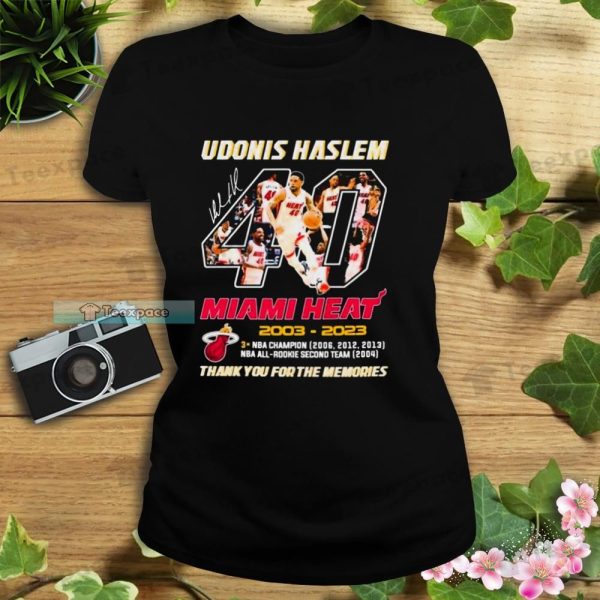 Miami Heat Hot Udonis Haslem Signature Shirt