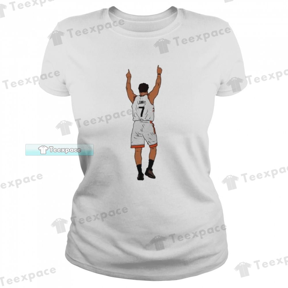 Miami Heat Kyle Lowry Pointing Up T Shirt Womens