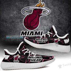 Miami Heat Lightning Yeezy Shoes Gifts for Heat fans 2