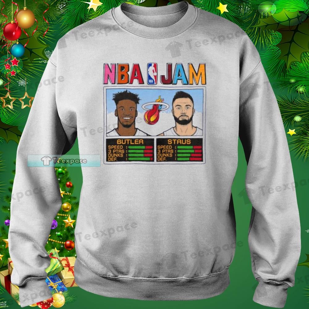 Miami Heat NBA Jam Jimmy Butler Max Strus Sweatshirt