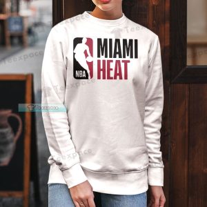 Miami Heat NBA Logo Letter Long Sleeve Shirt