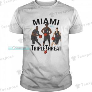 Miami Heat Triple Threat Art Heat Shirt