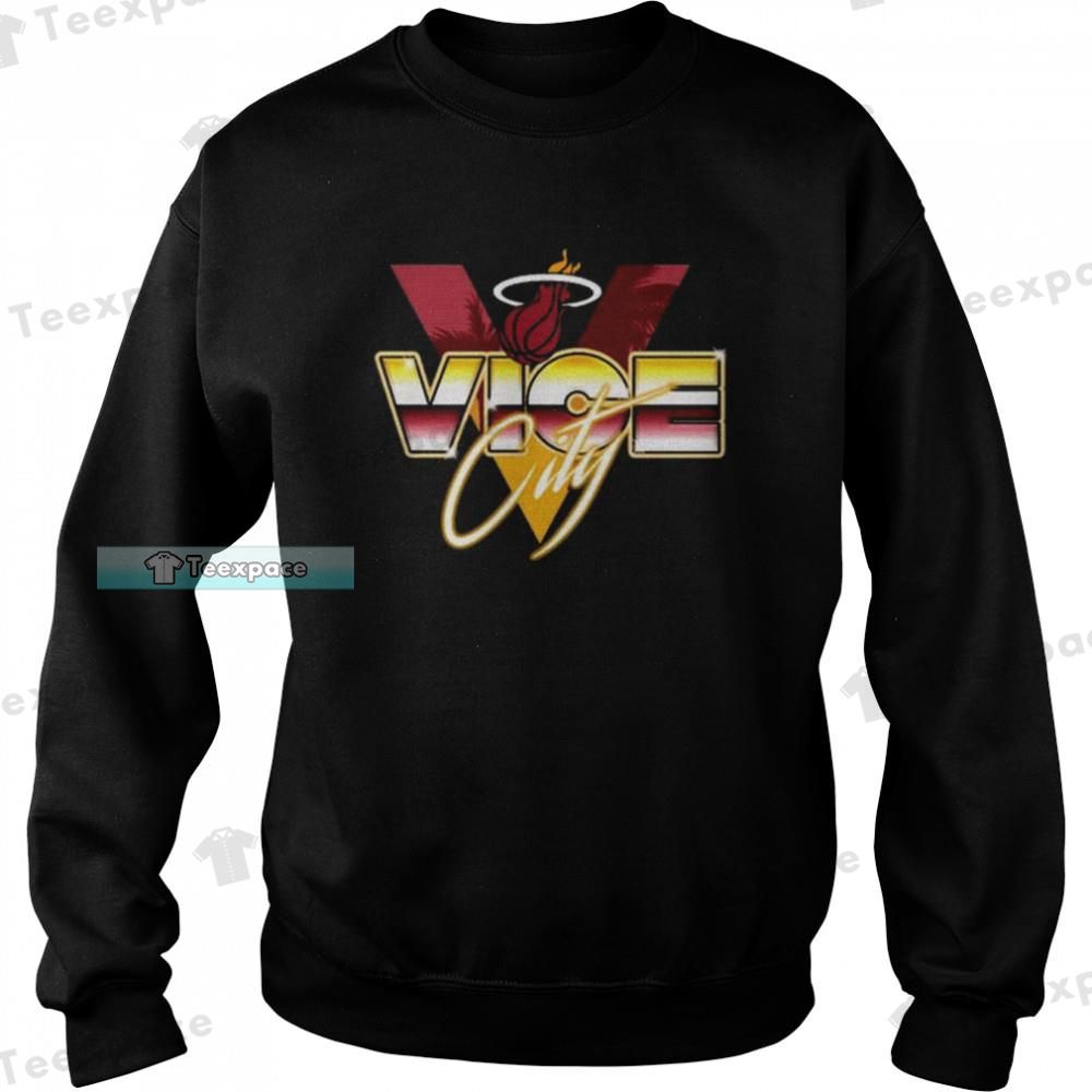 Miami Heat Vice City Logo Heat Sweatshirt