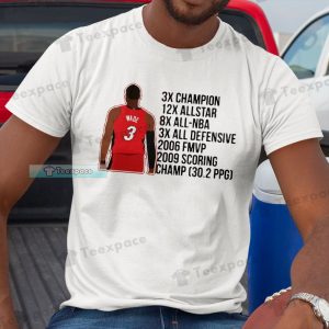 Miami Heat Wade Record Unisex T Shirt